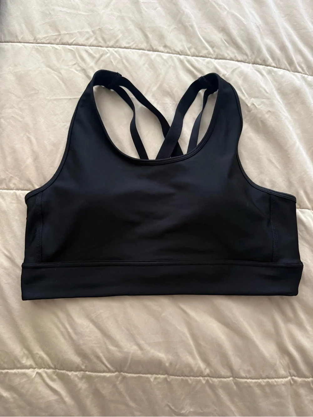 DSG Black Strappy Sports Bra - Women's Activewear